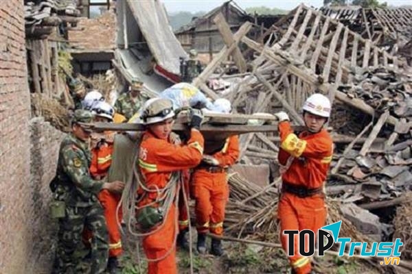 Sức tàn phá khủng khiếp của trận động đất Tứ Xuyên