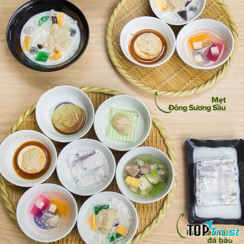 Mẹt chè của quán