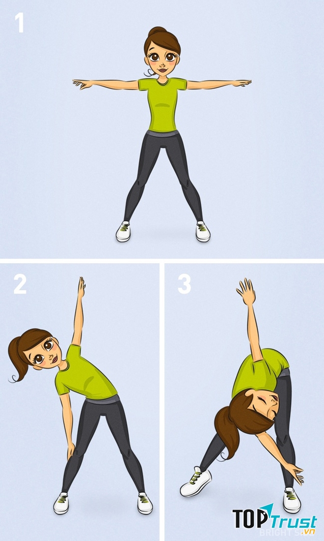 Động tác vươn vai, vặn mình