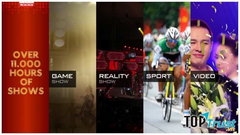 Giao diện trang chủ của Đông Tây Promotion