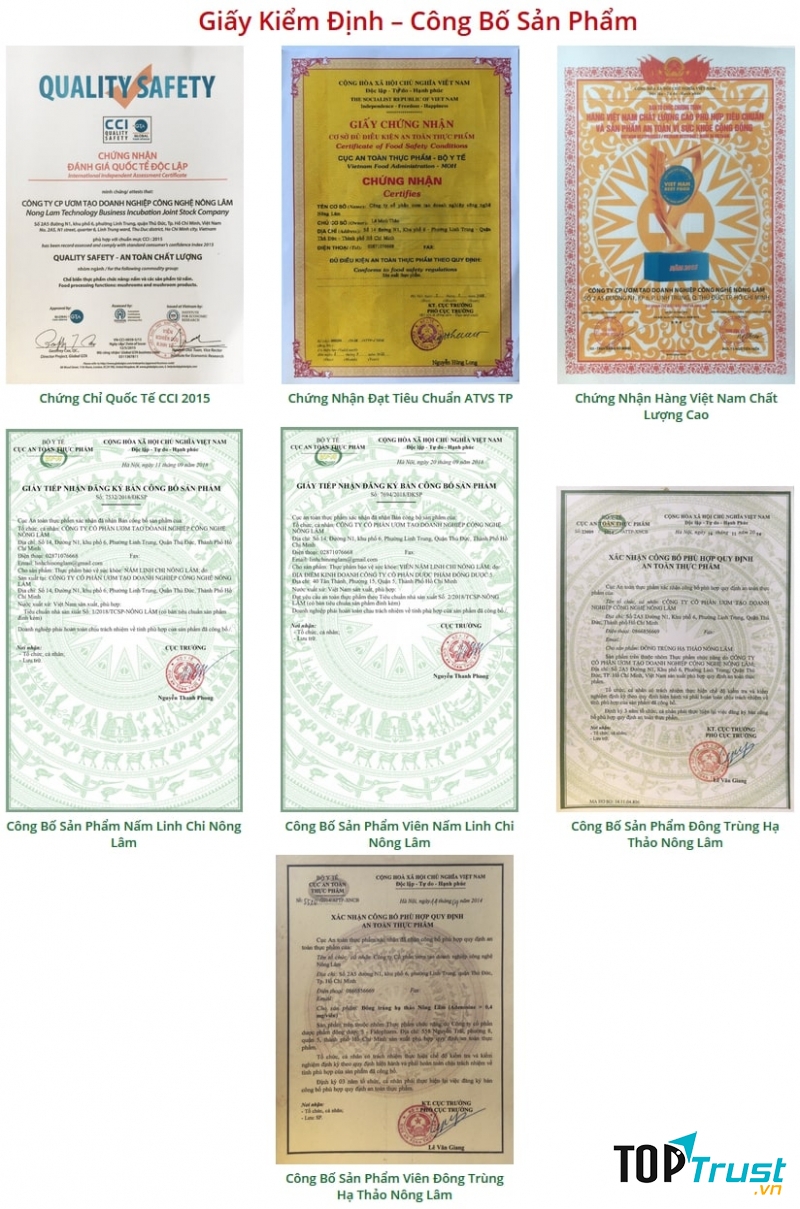 Đông Trùng Hạ Thảo Nông Lâm – Thương hiệu uy tín lâu năm về sản phẩm sức khỏe chất lượng giá tốt