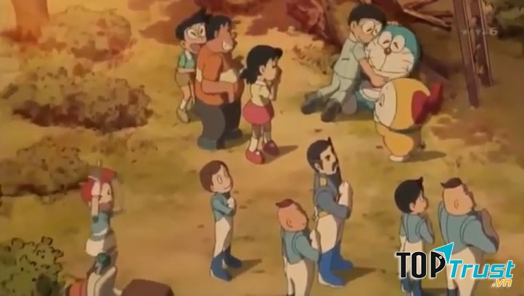Cảnh Doraemon đã trở lại bình thường - Doranuki trong đêm tối và Con chồn quấy rối giữa đêm