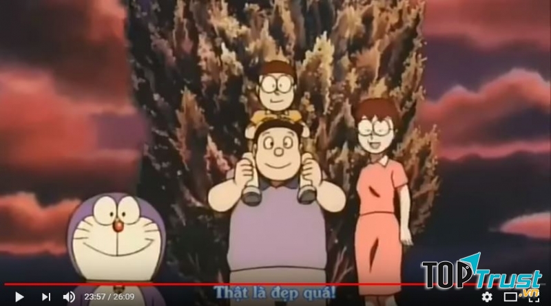 Khi ba mẹ tìm thấy Nobita và Doraemon - Doraemon Ngày Nobita ra đời