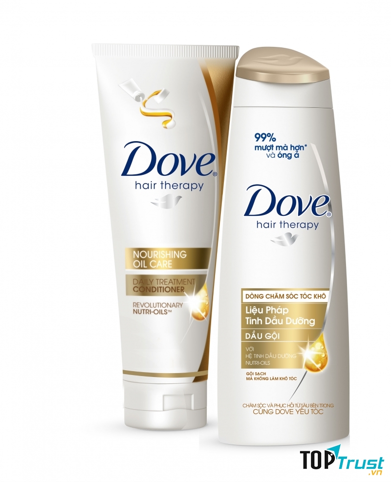 Là dòng sản phẩm cao cấp của nhãn hàng Unilever đình đám, Dove hiện đang là dầu gội đầu ưa chuộng tại Việt Nam.