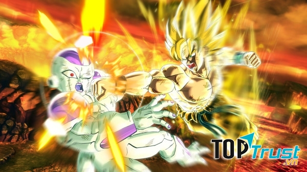 Dragon Ball Xenoverse với đấu trường rộng lớn đủ để người chơi thoải mái bay nhảy