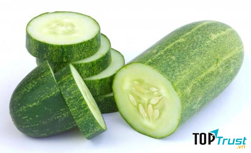 Dưa chuột làm tăng lượng nước và chất xơ trong cơ thể