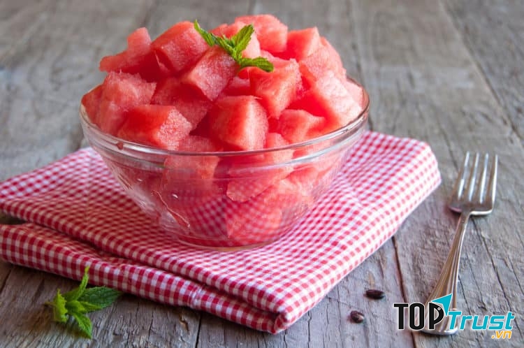 Dưa hấu trái cây thơm ngon.