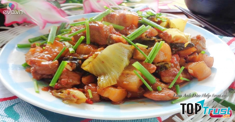 Dưa xào thịt ăn rất vào cơm