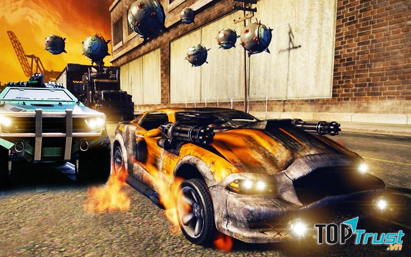 Game đua xe bắn súng Deadly Race