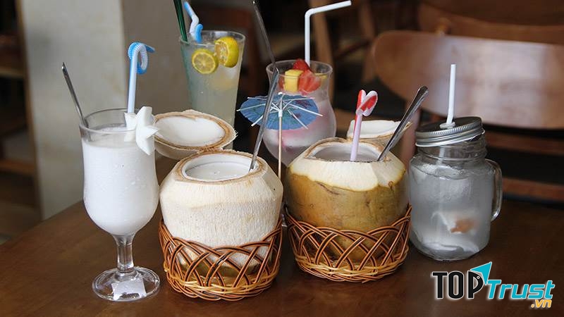 Bạn có thể thưởng thức rất nhiều món ngon từ dừa xiêm