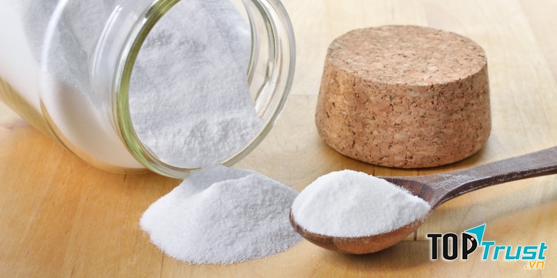 Dùng Baking Soda trộn với nước