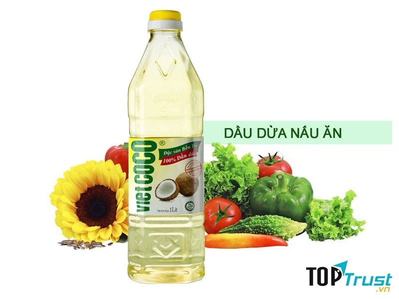 Dùng dầu dừa nấu ăn