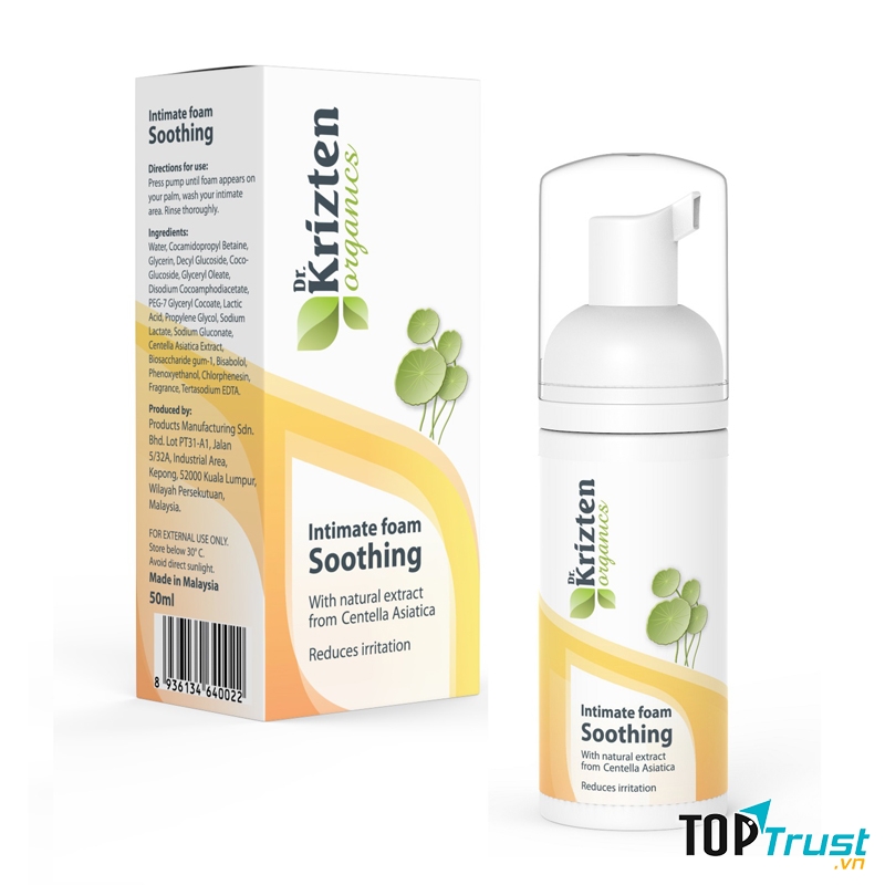 Dung dịch vệ sinh phụ nữ Dr.Krizten Organics