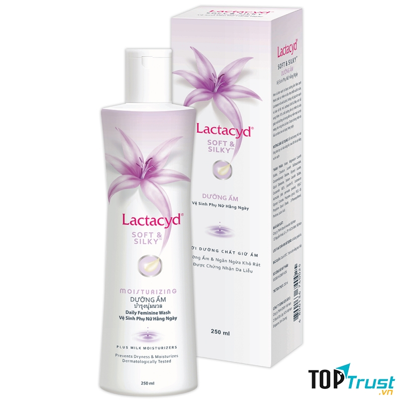 Dung dịch vệ sinh phụ nữ Lactacyd Soft and Silky