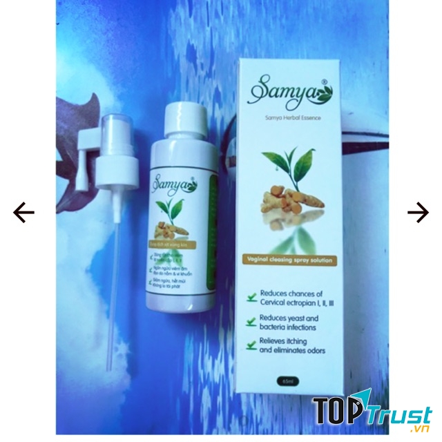 Dung dịch xịt vùng kín Samya