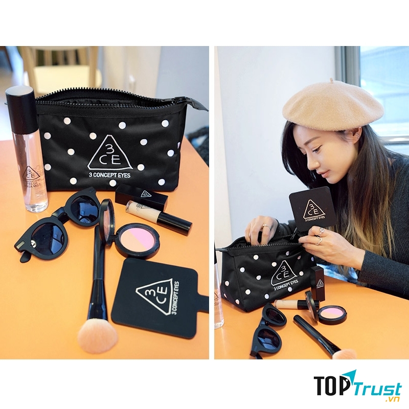 Đựng đồ trang điểm vào túi riêng