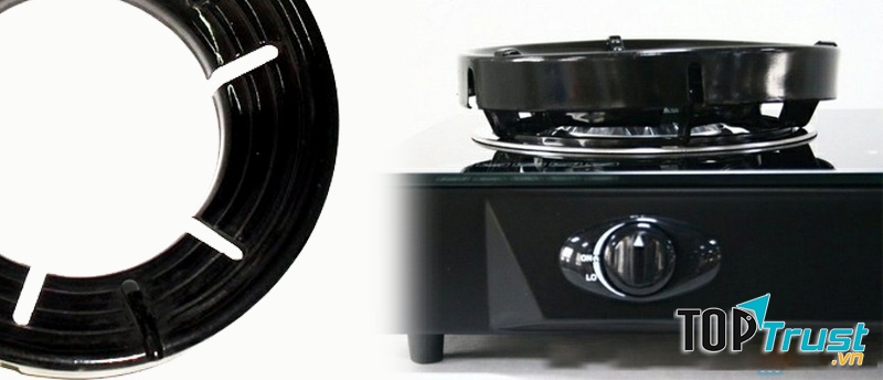 Vòng chắn gió sẽ giúp một lượng nhiệt không bị tản ra khi đun