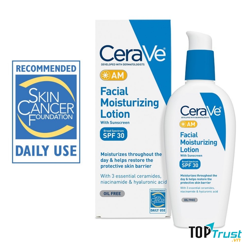Cerave lotion có khả năng cải thiện những vùng da bị hư tổn và duy trì chức năng tự bảo vệ của làn da