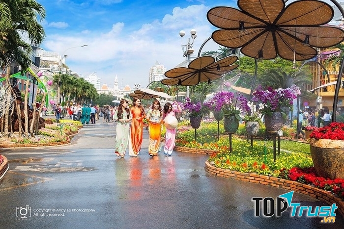 Đường hoa Nguyễn Huệ sẽ được dời sang đường Hàm Nghi