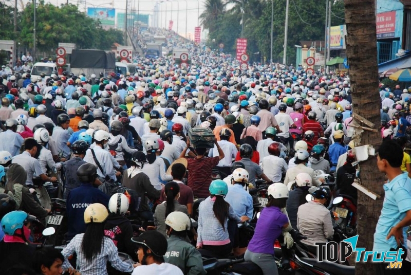 Thường xảy ra tình trạng kẹt xe