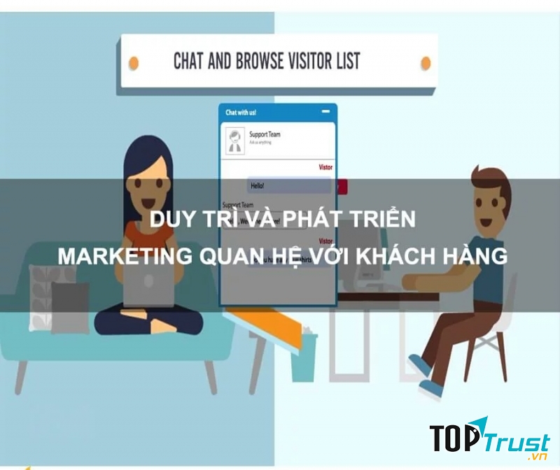 Duy trì và phát triển Marketing quan hệ với khách hàng