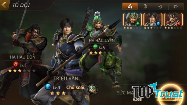 1 vài nhân vật trong game