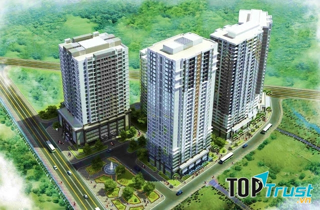 Phối cảnh dự án chung cư E4 Tower Yên Hòa