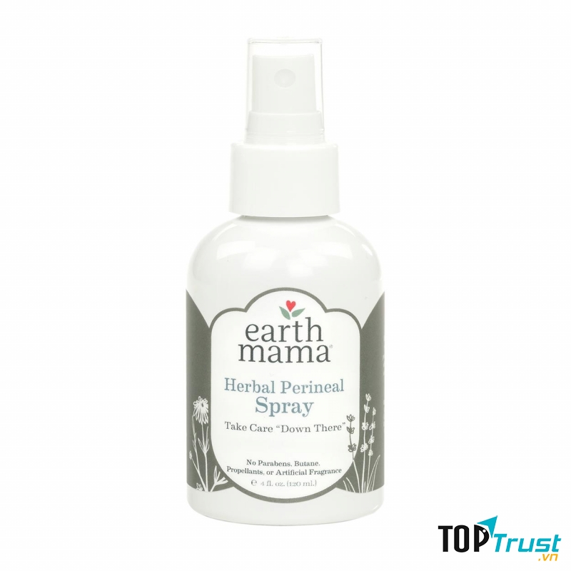 Earth Mama Herbal perineal - Xịt giảm đau vết khâu tầng sinh môn
