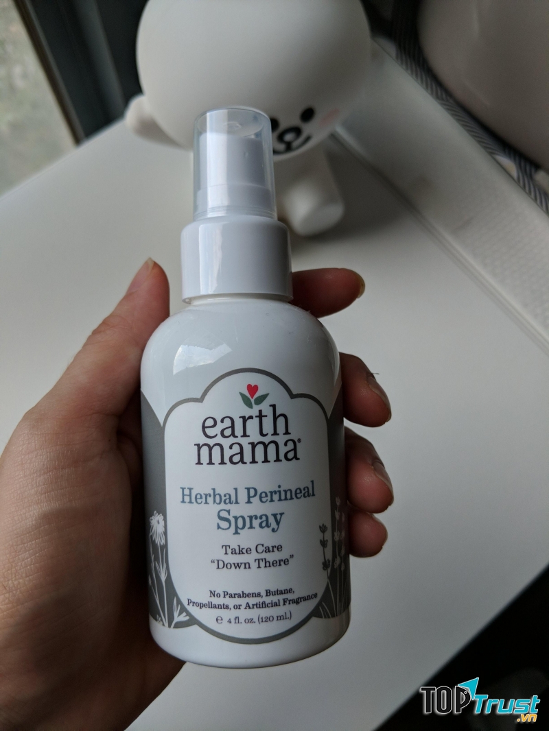 Earth Mama Herbal perineal - Xịt giảm đau vết khâu tầng sinh môn
