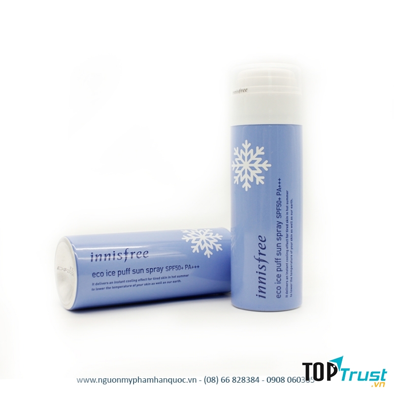 Kem chống nắng dạng xịt Innisfree Eco Ice Cooling Sun Mousse SPF 50+/ PA+++