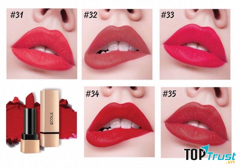 Ecole Delight Lipstick với 5 màu