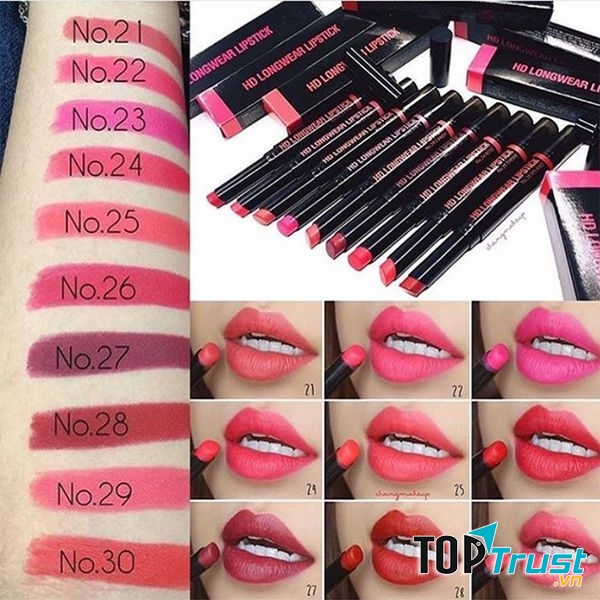 ECOLE HD LONGWEAR LIPSTICK (26 – Garnet)