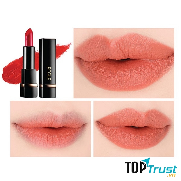 Ecole Shine Black Lipstick