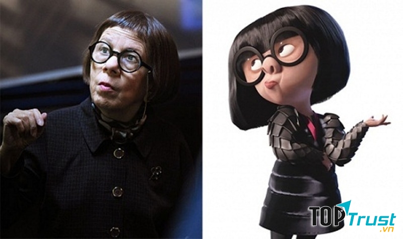 Edna trong phim Gia đình siêu nhân