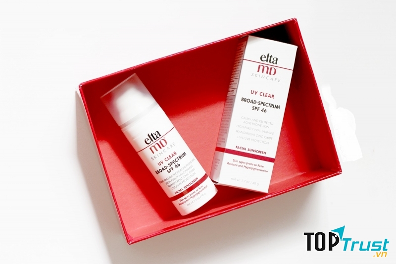 Elta MD UV Clear Broad-Spectrum SPF46 là dòng kem chống nắng vật lý highend