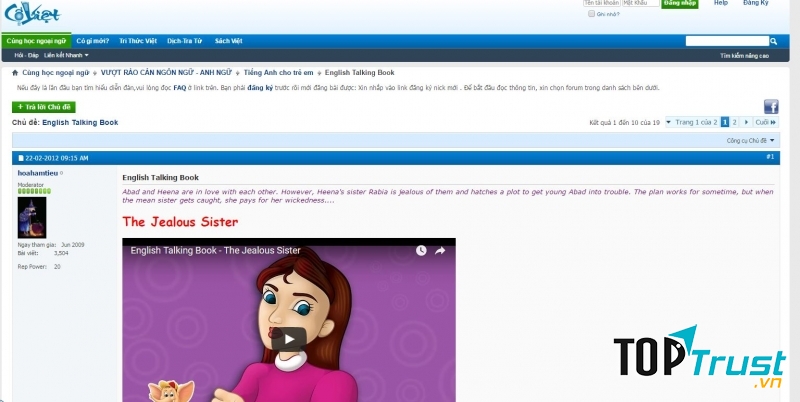 English Talking book