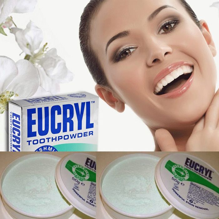 Eucryl Toothpowder có chiết xuất từ các thành phần thiên nhiên như: trà xanh, bạc hà, hương quế khá lành tính đảm bảo sự an toàn cho răng, không làm hư men răng của bạn.