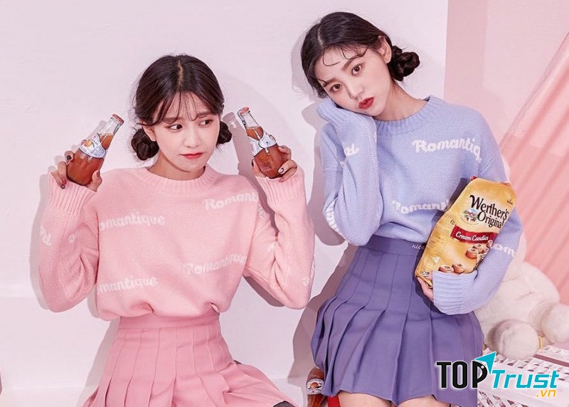 Tone màu Pastel hồng, tím Lavender, xanh dương baby, xanh bạc hà là màu chủ đạo