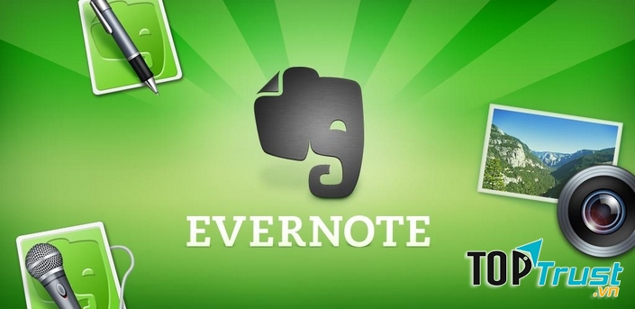 Evernote hoạt động trên nền tảng điện toán đám mây