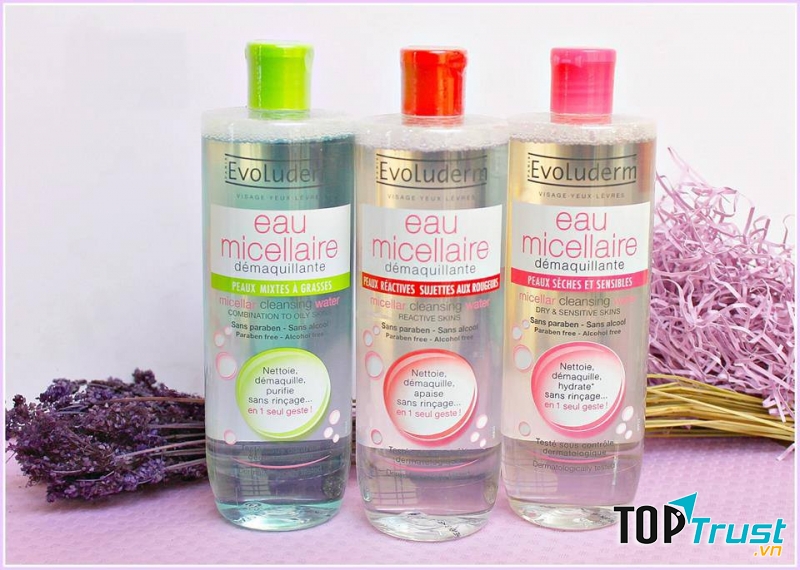 Nước tẩy trang của hãng Evoluderm