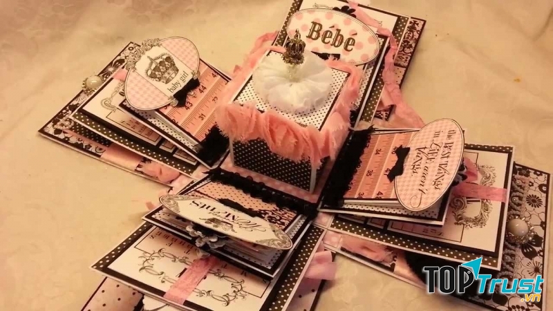 Hộp exploding box tham khảo