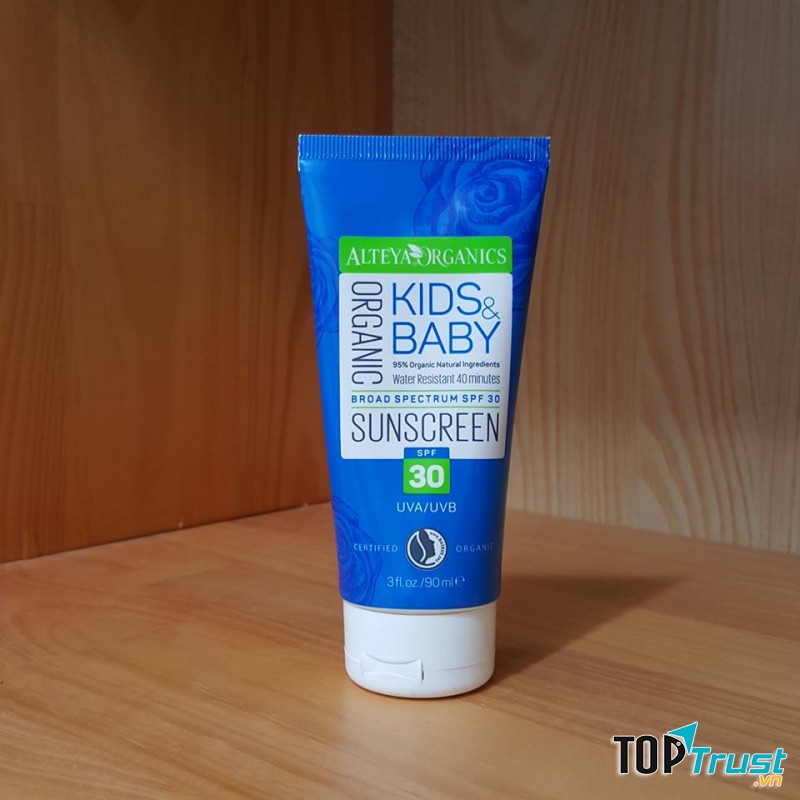 Kem Chống Nắng Hữu Cơ Trẻ Em - Organic Sunscreen Kids & Baby SPF 30