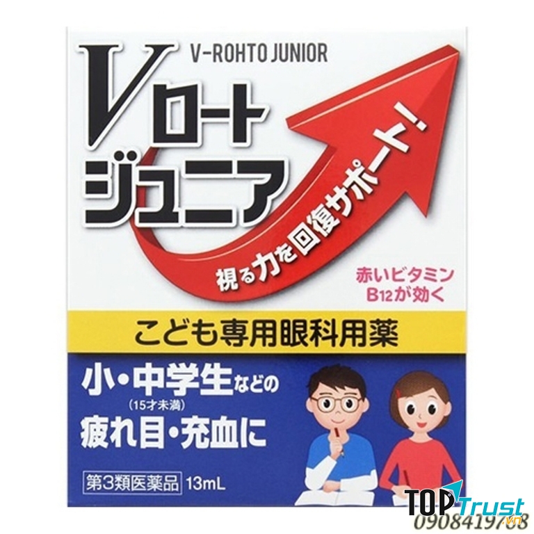 Nước nhỏ mắt V-Rohto Junio cho trẻ em