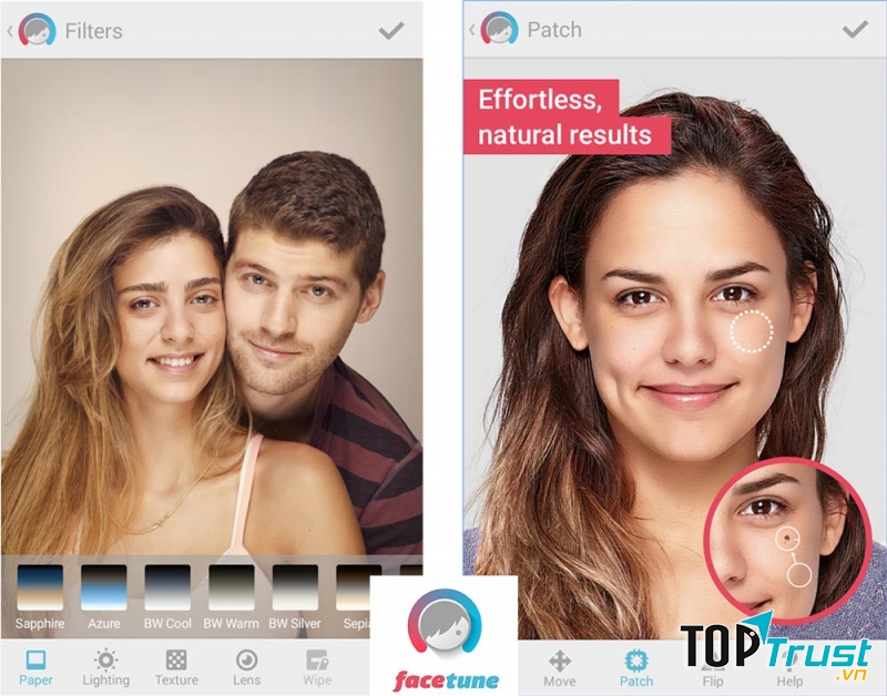 Ứng dụng chỉnh sửa ảnh Facetune