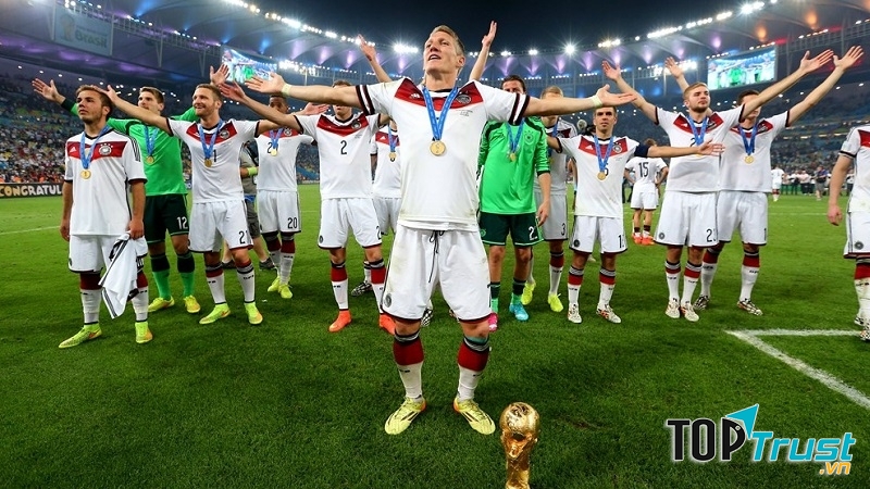 Đội hình Đức trong World Cup 2014.