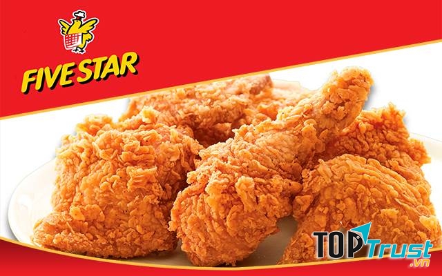 Gà giòn cay tại Five Star Chicken