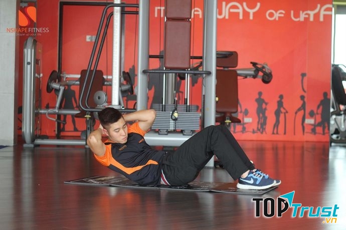 Flat oblique crunche