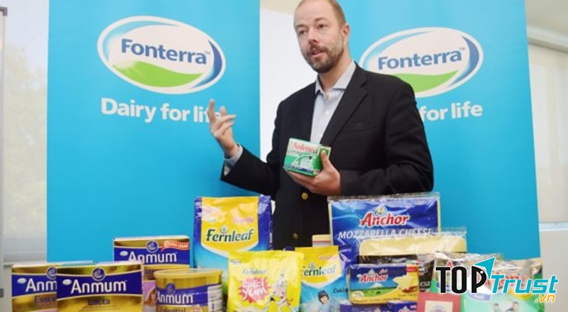 Giới thiệu sản phẩm thương hiệu sữa Fonterra
