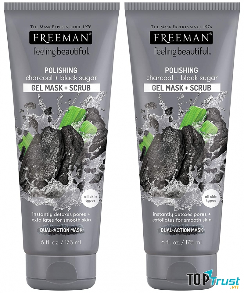 Freeman Charcoal & Black Sugar Polishing Mask