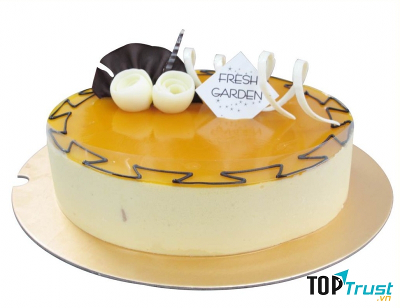 Bánh được thiết kế đơn giản, nhưng không kém phần tinh tế